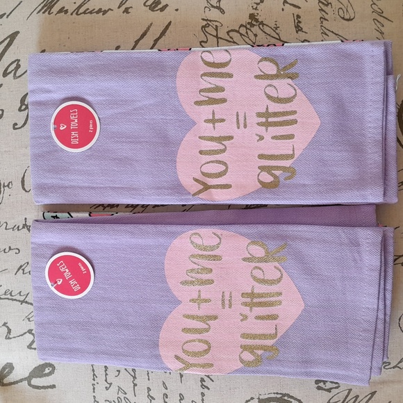 NWT 4 Girl Power Valentine's Day Galentine's Day Dish Towels F-0237 - Picture 8 of 8